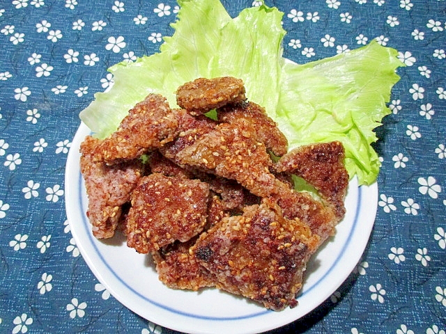 豚レバーのゴマ揚げ焼き レシピ・作り方 by けいちゃん088|楽天レシピ
